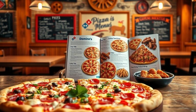 Dominos Pizza Menu